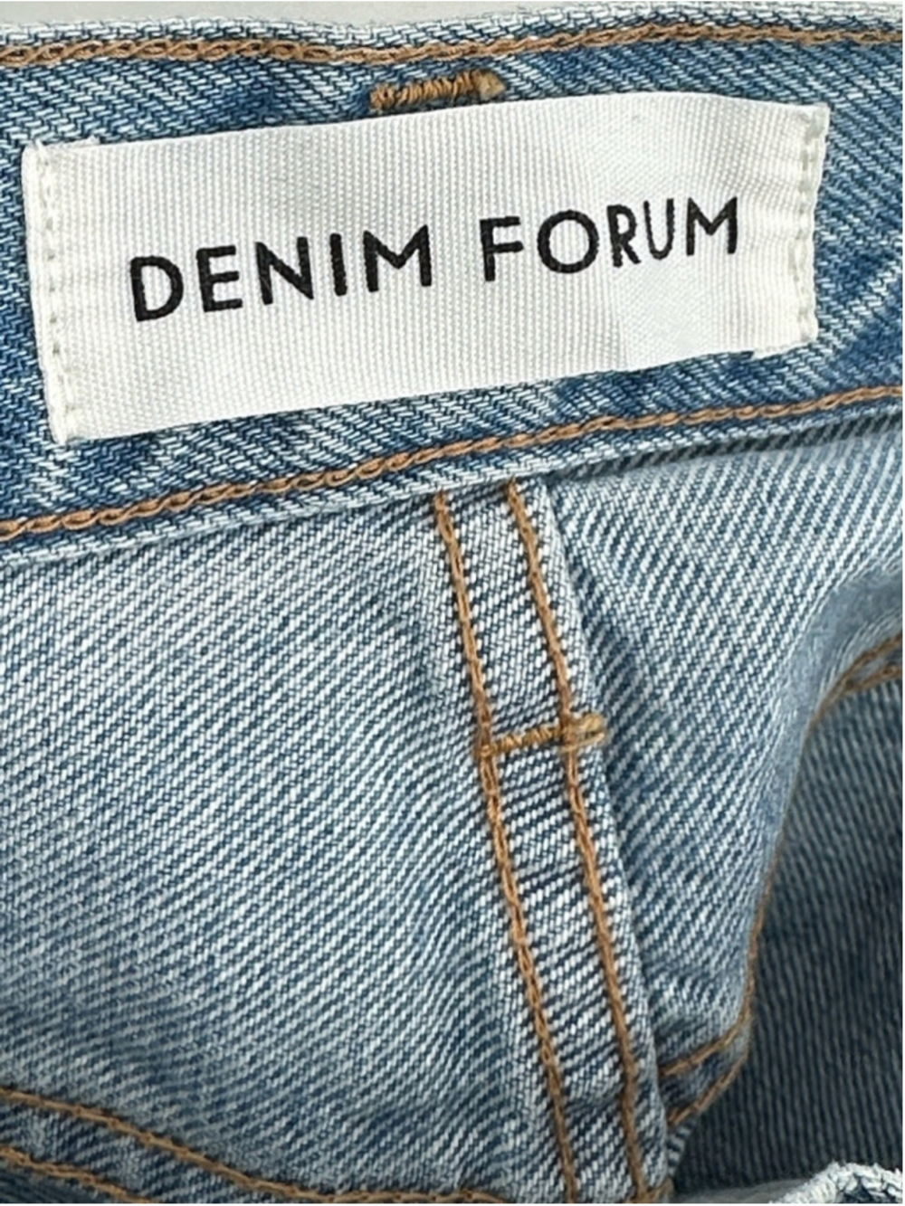 Aritzia Denim Forum The '90s Vintage Maxi Denim Skirt Mid-rise denim maxi skirt - Picture 8 of 9